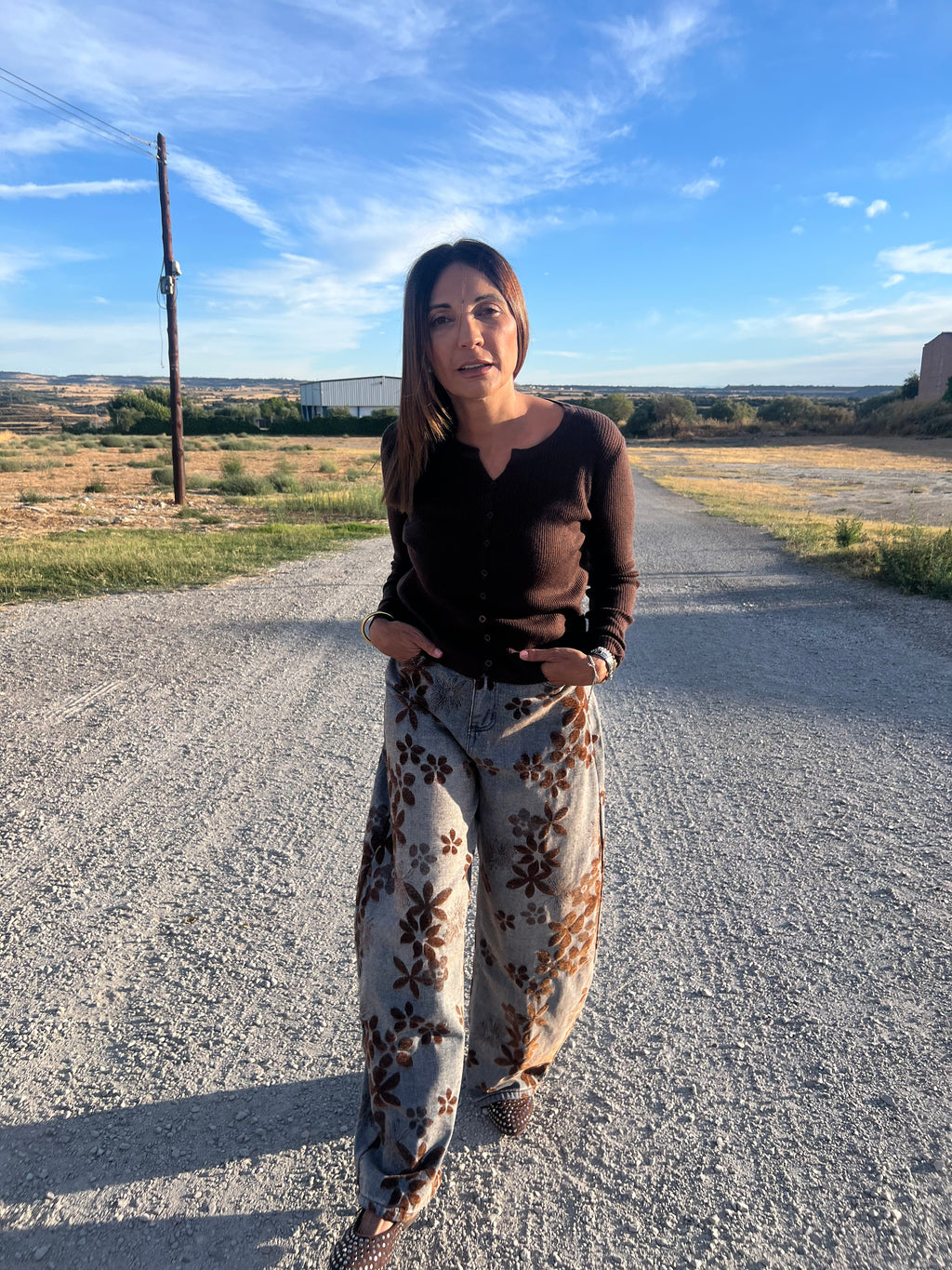 Pantalón flores