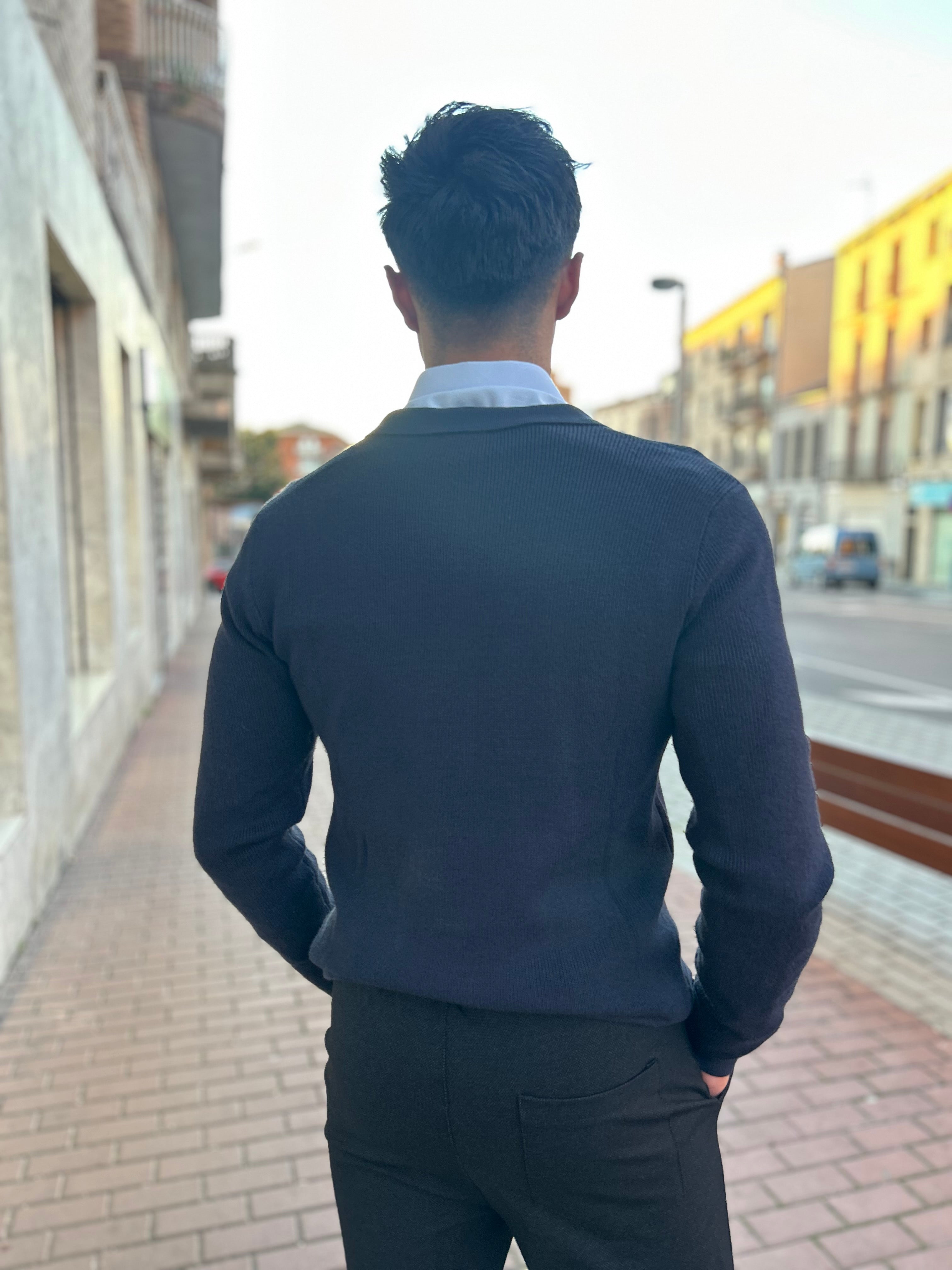 Jersey polo cremallera