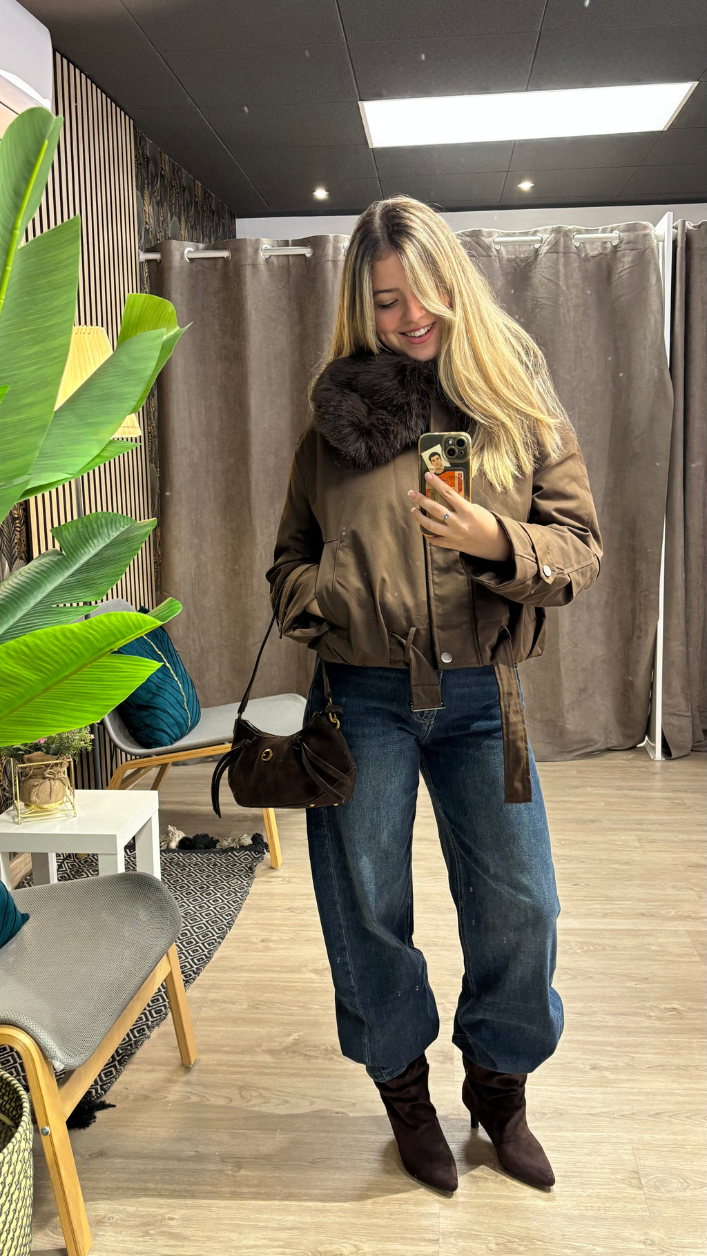 Boomber anorak pelo