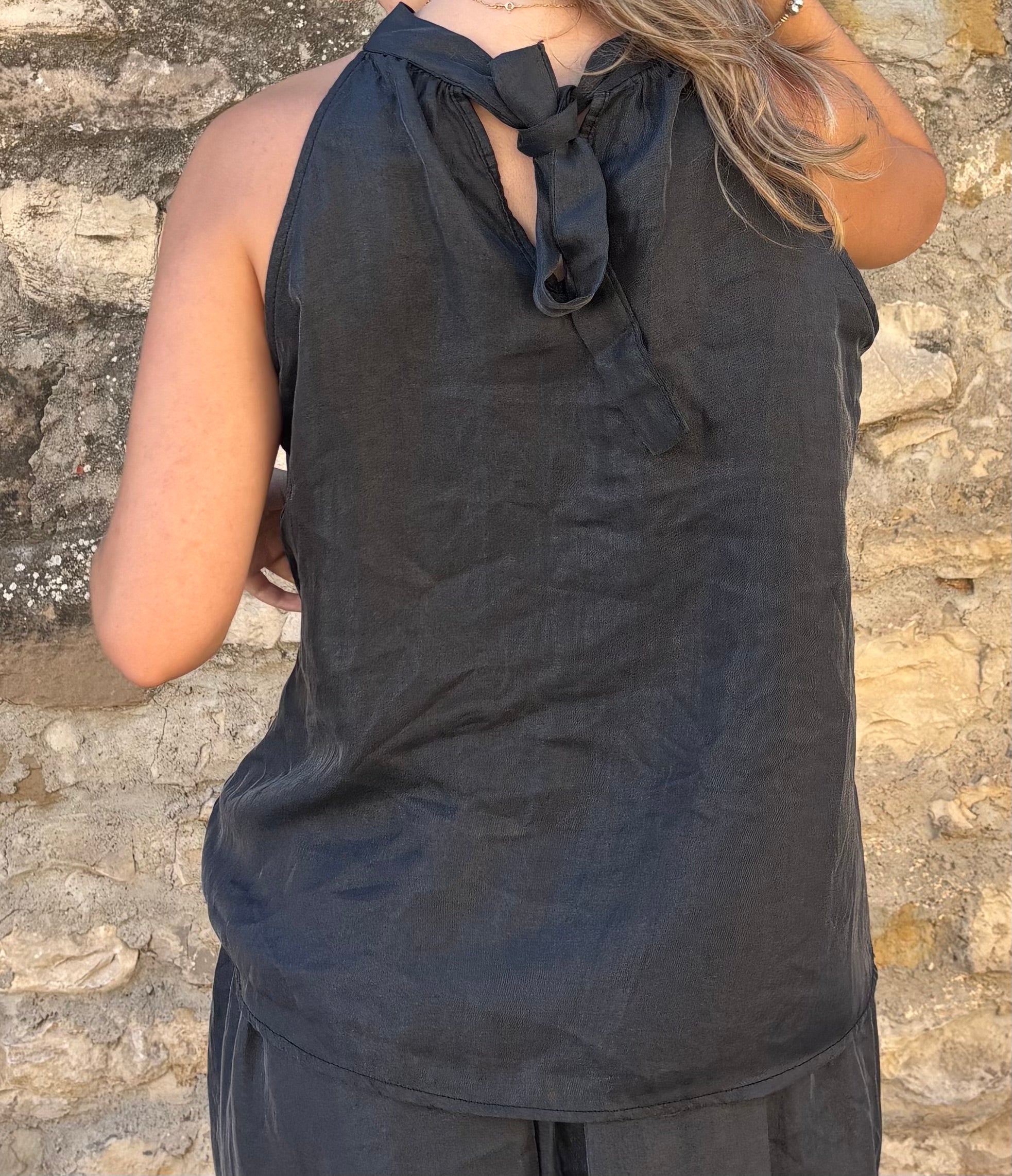 Top halter brillo