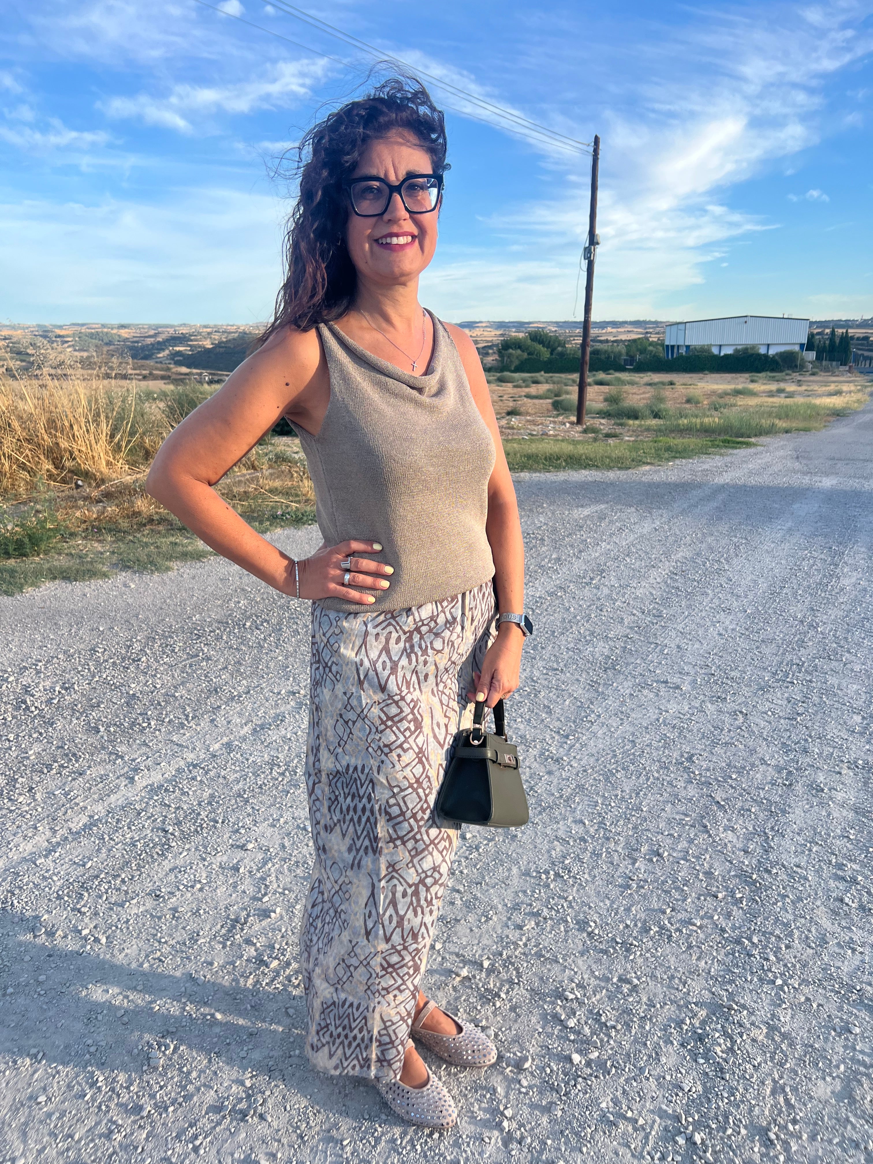 Falda estampada