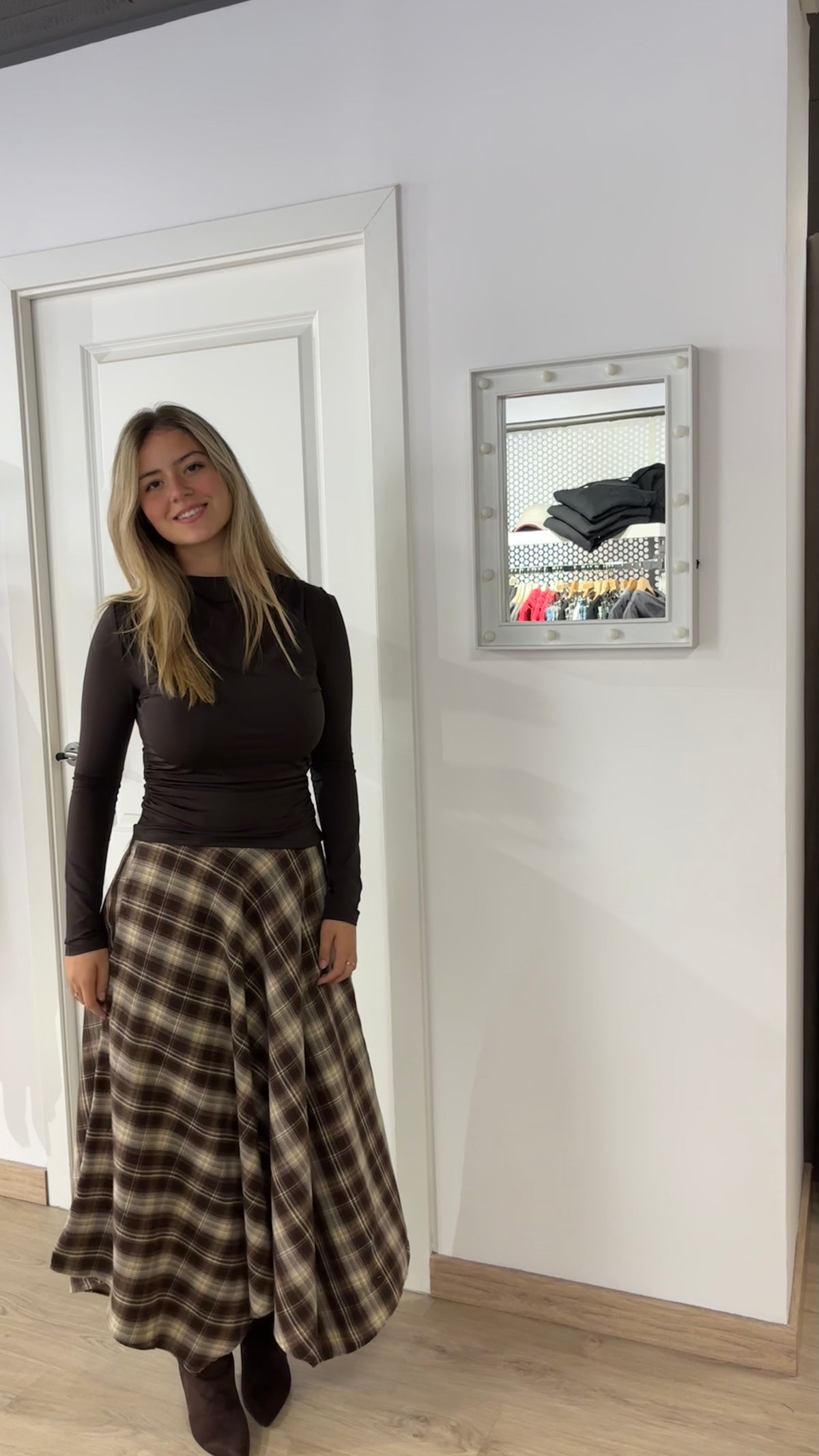 Falda cuadros