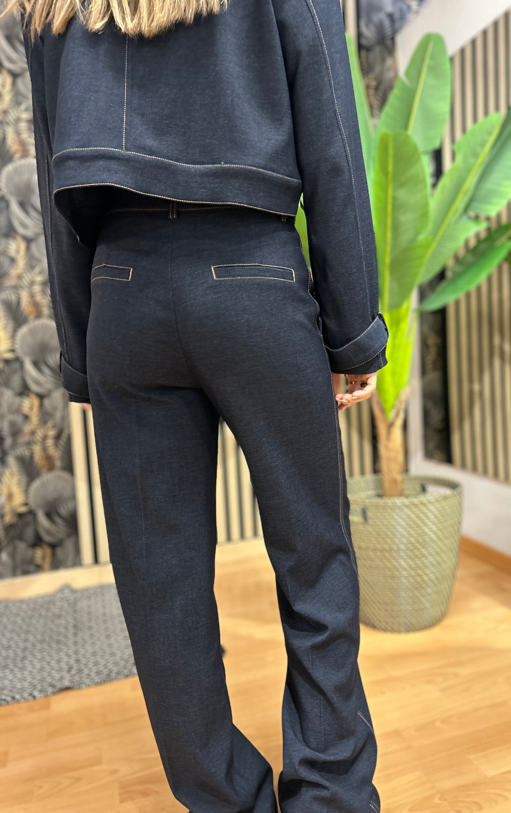 Conjunto denim pantalón y chaqueta