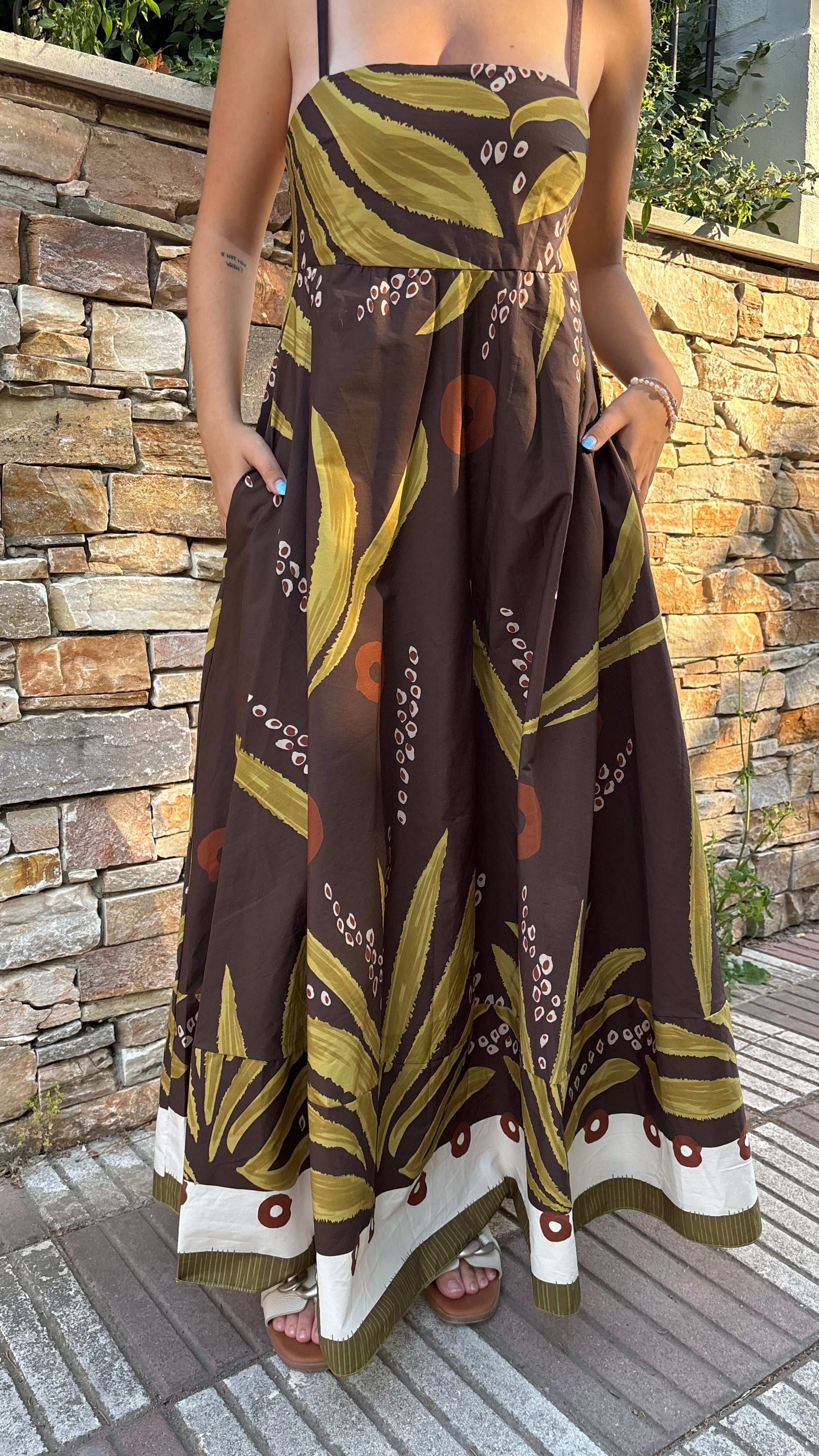 Vestido safari