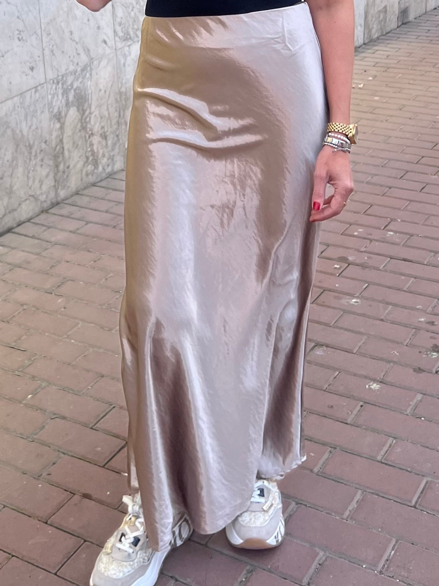 Falda Satinada Milos