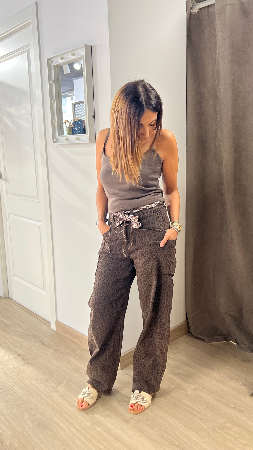 Pantalón animal print