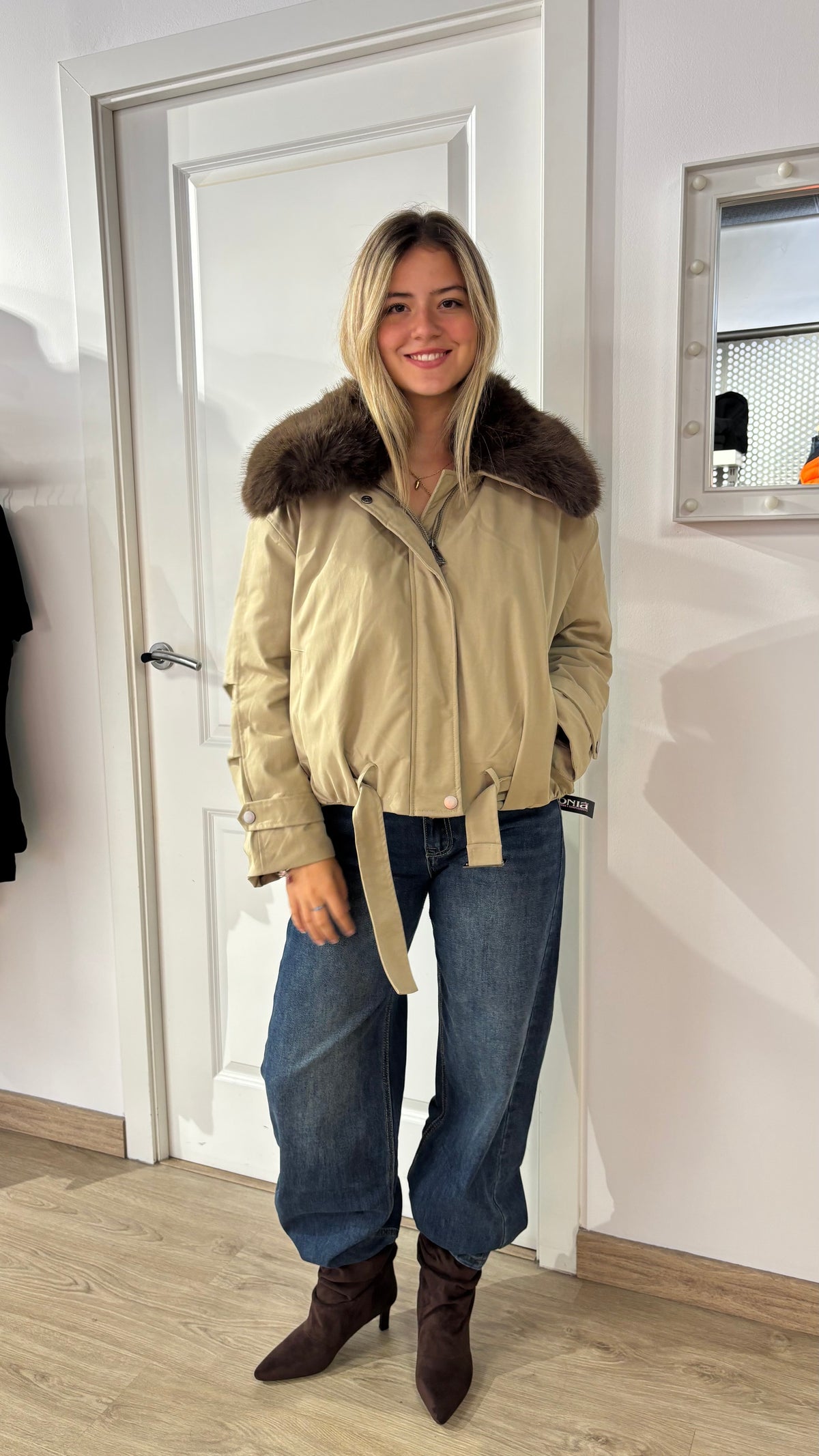 Boomber anorak pelo