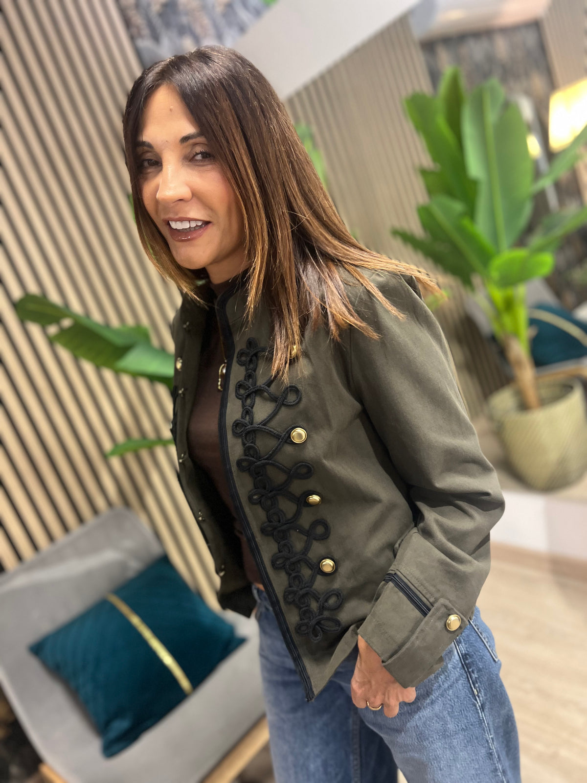Chaqueta alamares