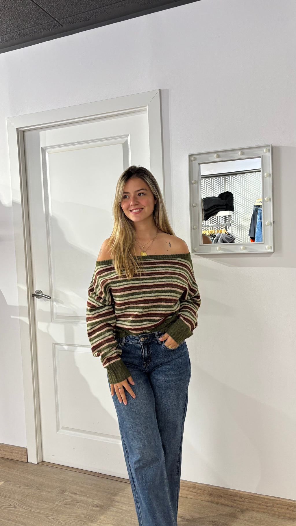 Pantalon Mom fit