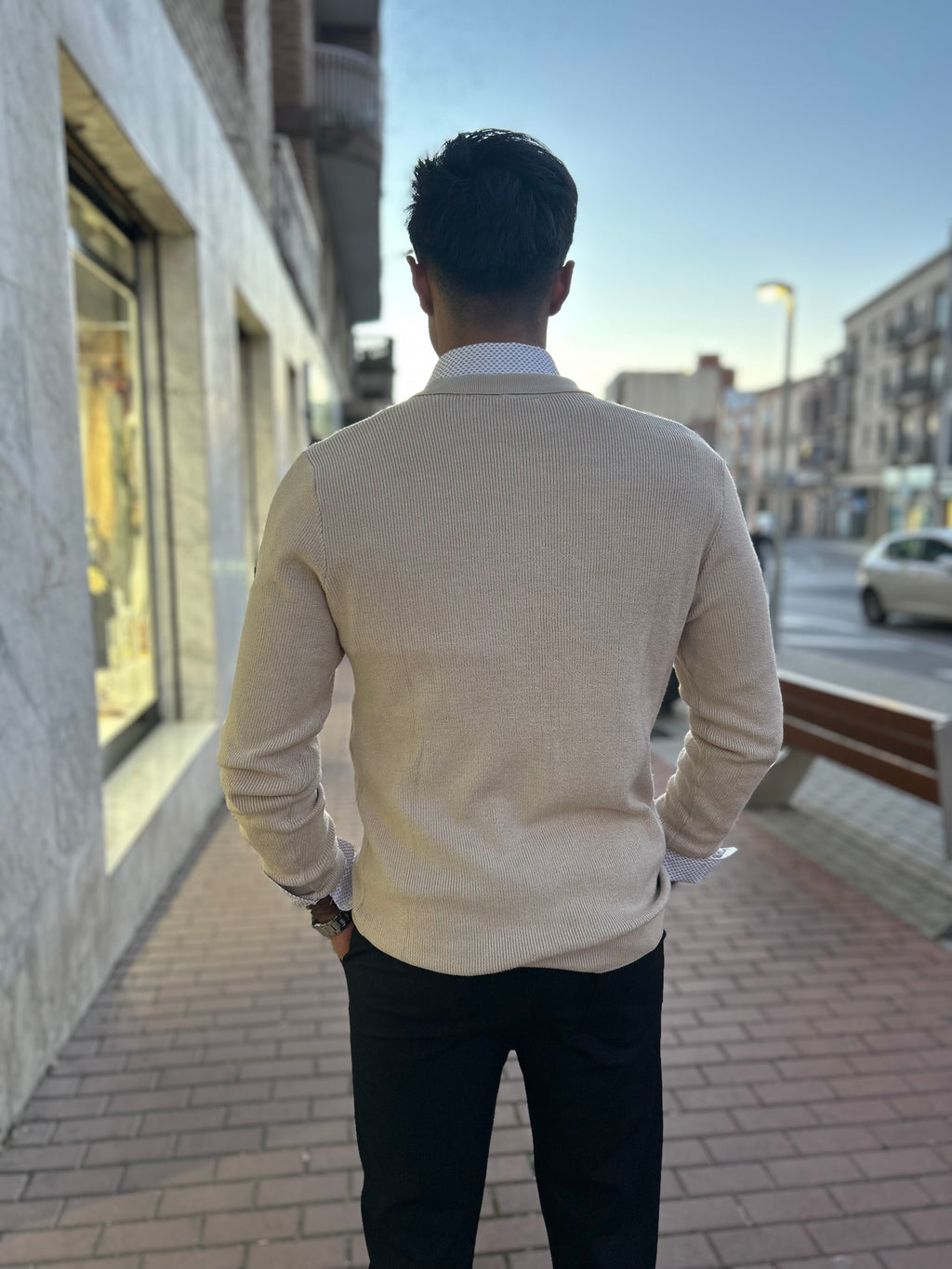 Jersey polo cremallera