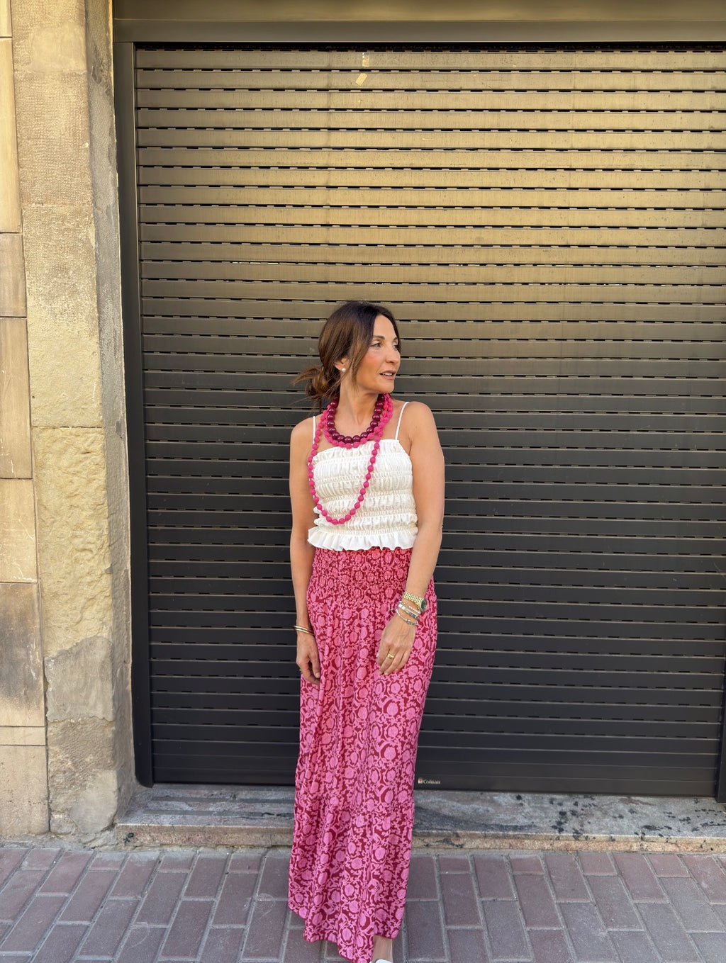 Falda rubí