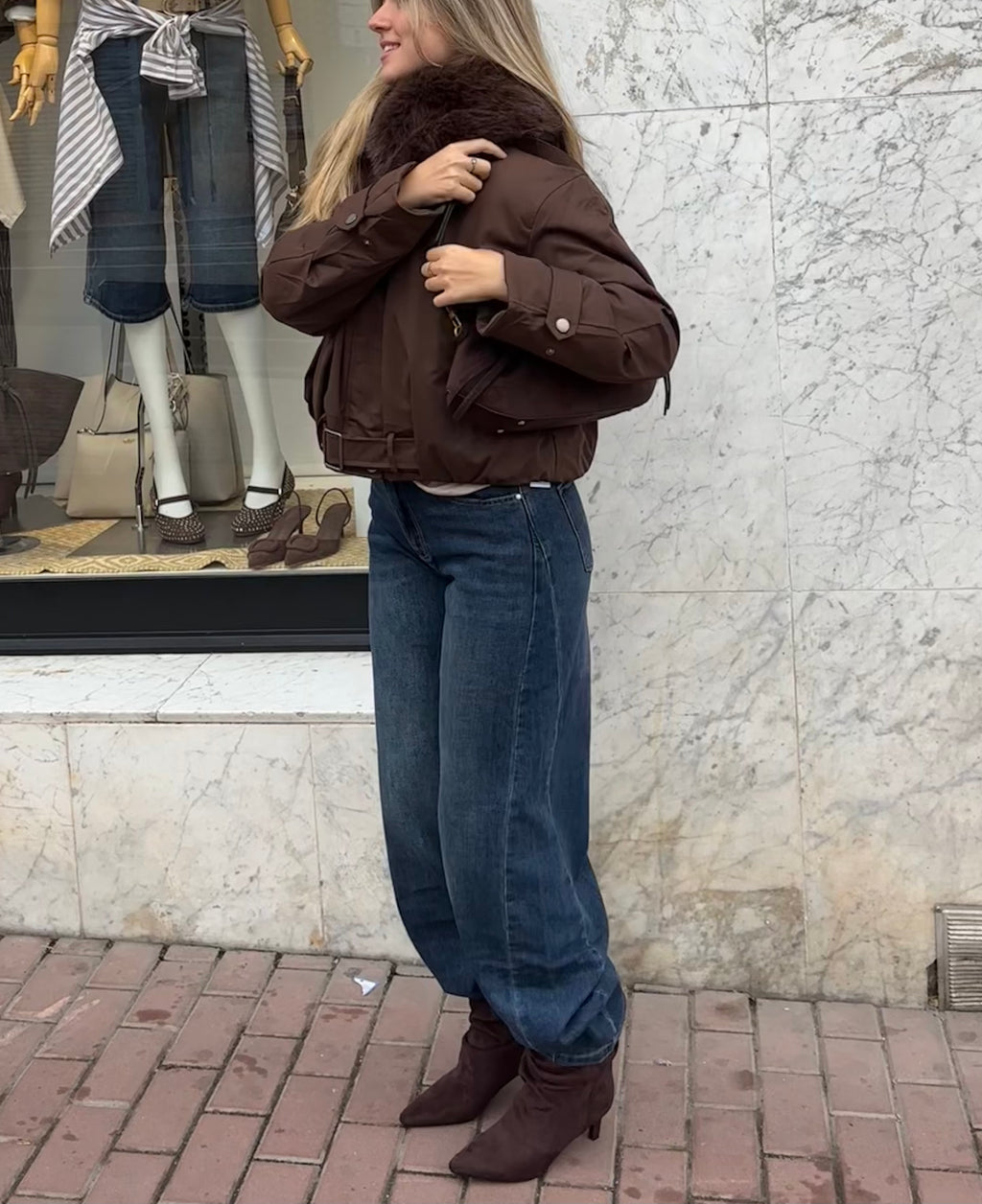 Pantalón balloon barrel