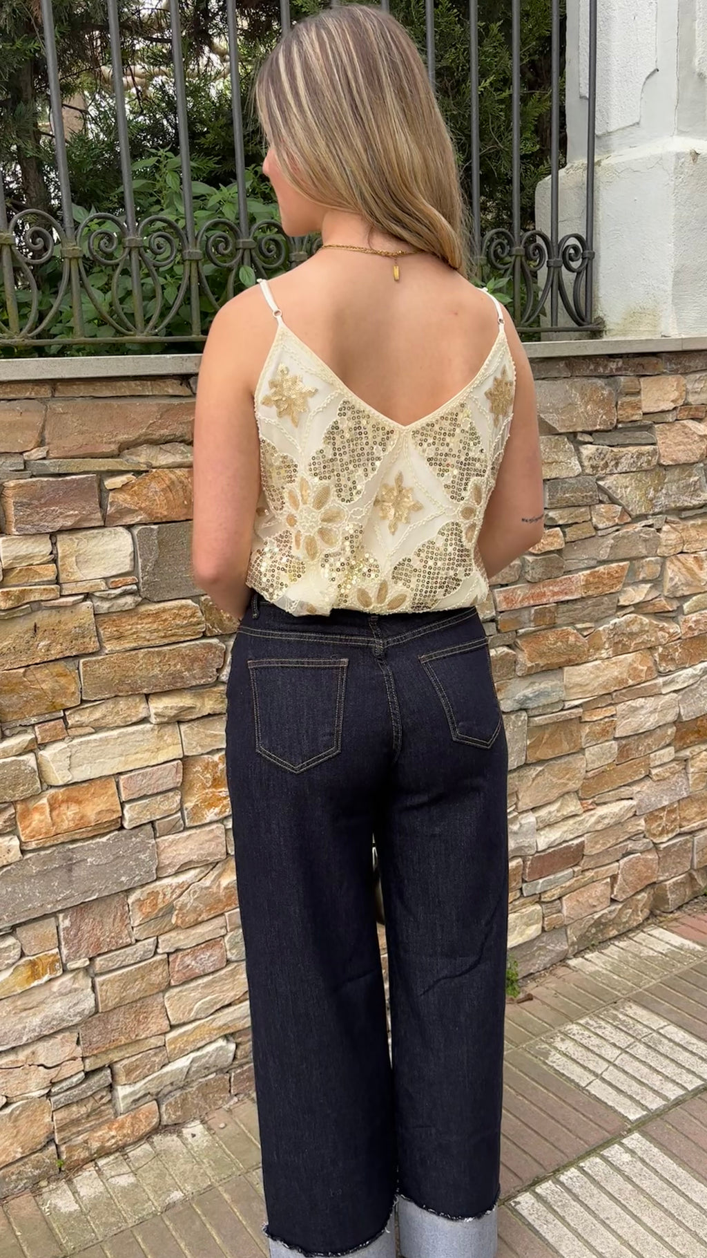 Blusa tirante boho