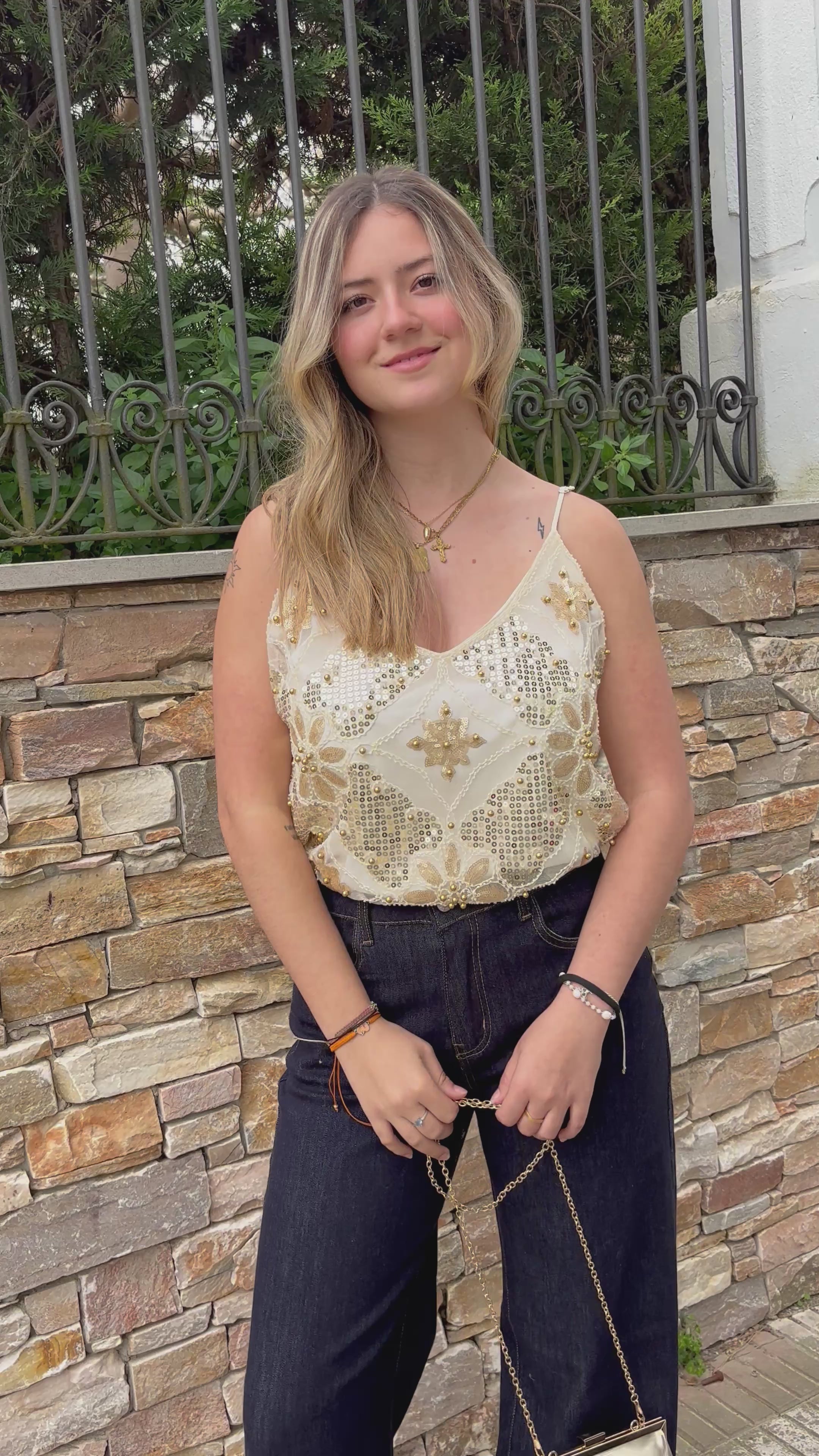 Blusa tirante boho
